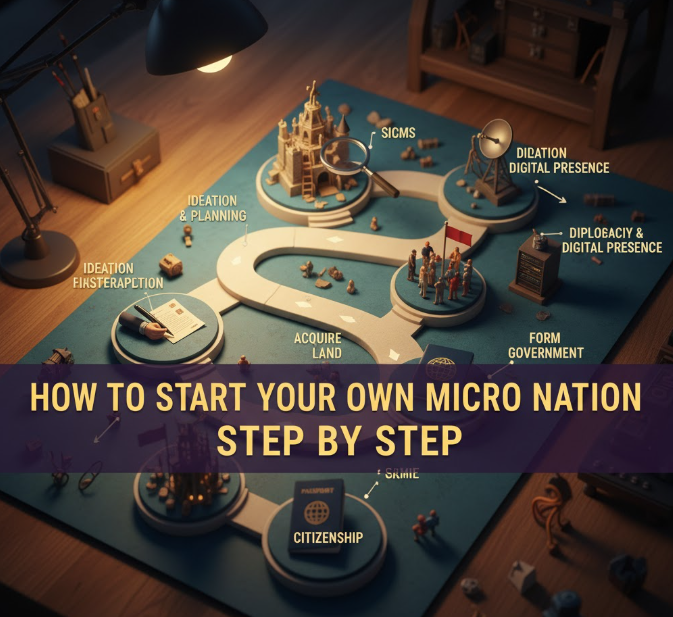 How to Start Your Own Micro Nation Step by Step