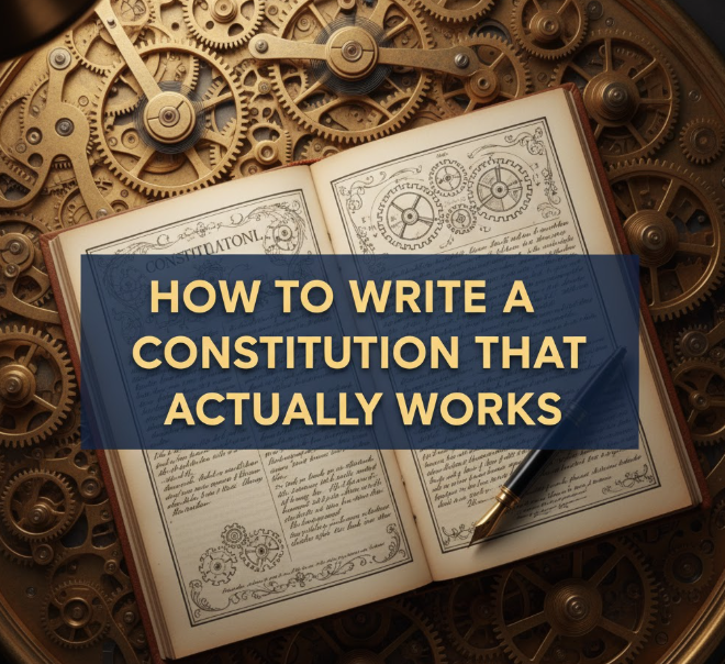 How to Write a Constitution That Actually Works