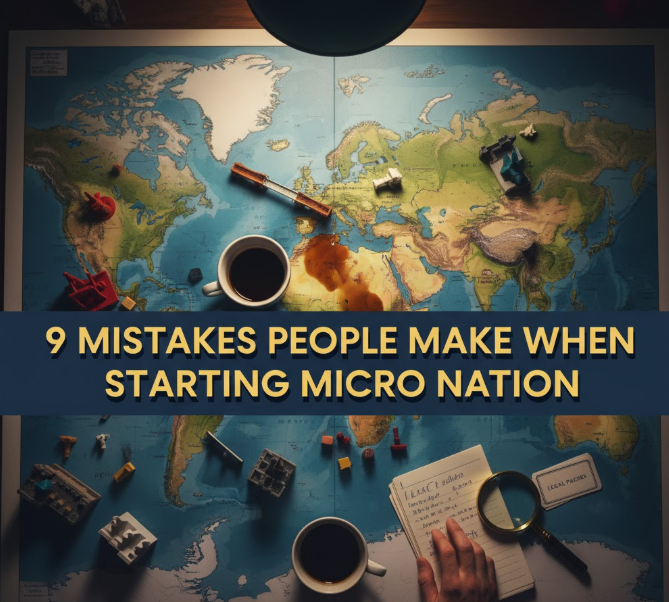 9 Mistakes People Make When Starting Micro Nations